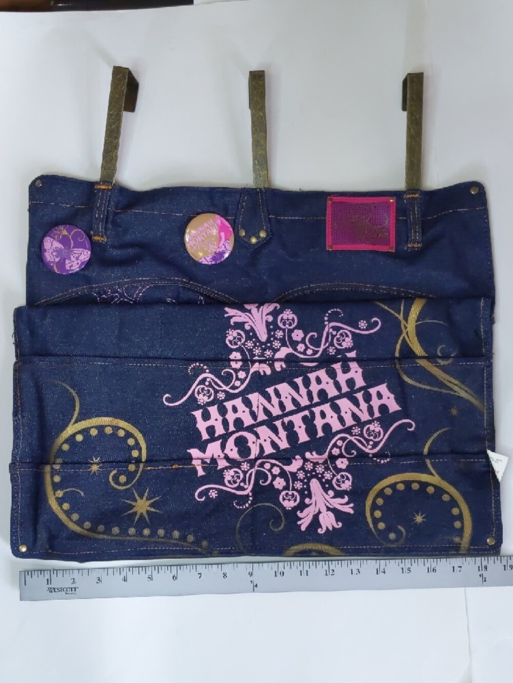 Vintage Hannah Denim Organizer in Navy Blue New, Never Used - Picture 4 of 7